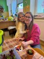 Vystoupení a výroba dárku pro maminky - třída Motýlků - Želeč